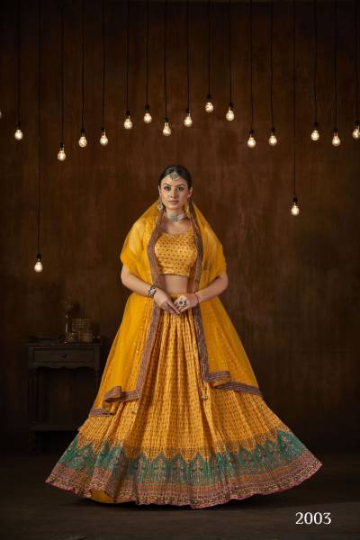  AAKRUT VOL 2 BY TEJASVEE BEAUTIFUL DESIGNER GEORGETTE LEHENGA CHOLI MANUFACTURER IN SURAT